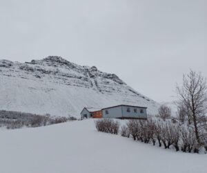 Kvígindisfell í Tálknafirði að vetri til