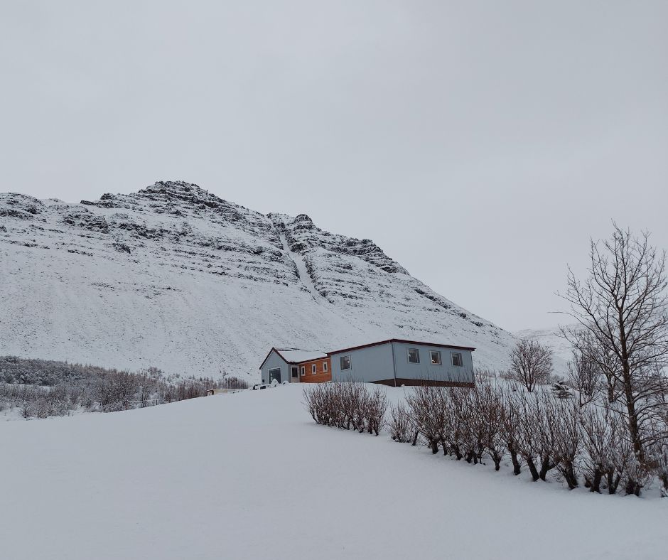 Kvígindisfell í Tálknafirði að vetri til
